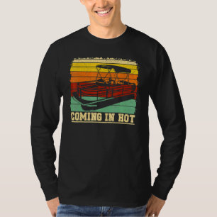 T-shirt Bateau à ponton vintage le capitaine du ponton arr