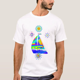 T-shirt bateau à voile
