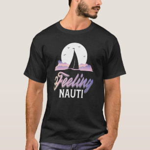 T-shirt Bateau à voile Nautique Humoristique Pun marin Pêc