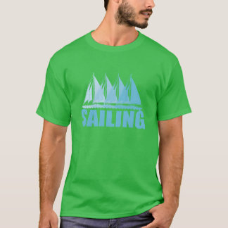 T-shirt Bateau à voile Sports nautiques Vent cadeau garçon