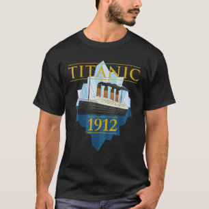 T-shirt Bateau à voile Titanic CruisVessel Vintage 1912 Te