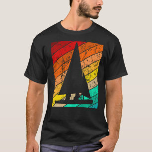 T-shirt Bateau à voile Vintage Retro