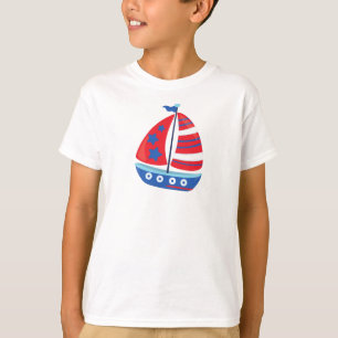 T-shirt Bateau à voile, Voile, Voile, Bateau, Voile, Batea