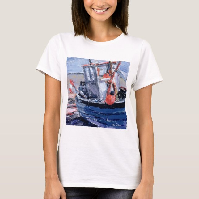 T-shirt Bateau avec la balise rouge (Devant)