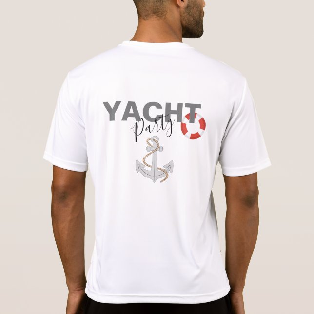 T-shirt Bateau bateau bateau bateau croisière fête d'anniv (Dos)