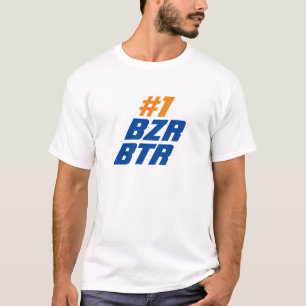 T-shirt Bateau Buzzer Citation de basket avec texte ble