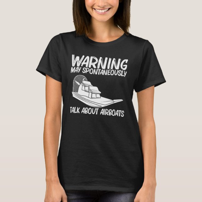 T-shirt Bateau cool Pour Hommes Femmes Avion De Course Aér (Devant)