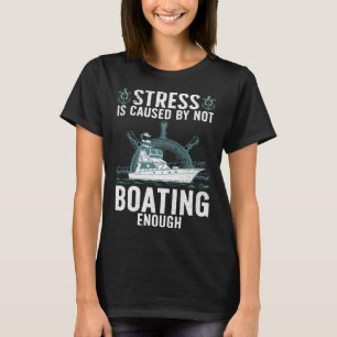 T-shirt Bateau Cool Pour Hommes Femmes Stress Marin Yacht 
