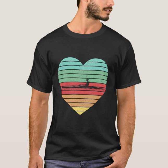 T-shirt Bateau de course à la ligne (Devant)