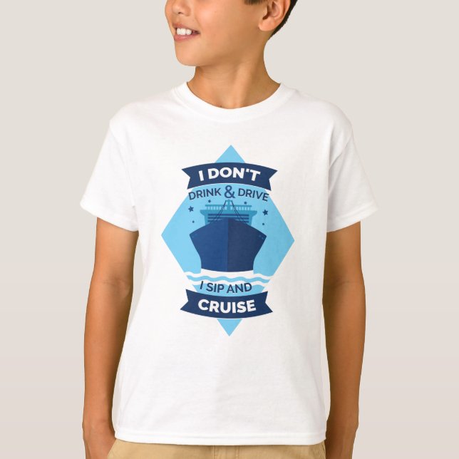 T-shirt Bateau de croisière (Devant)