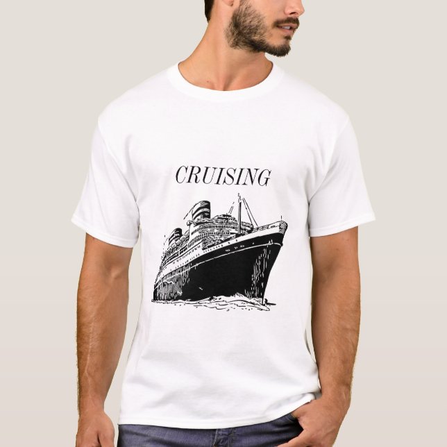 T-shirt Bateau de croisière (Devant)