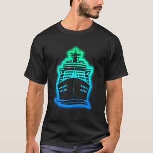 T-shirt Bateau de croisière Enfants Hommes Garçons Famille
