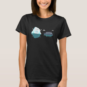 T-shirt Bateau de croisière retro Titanic Iceberg 1912