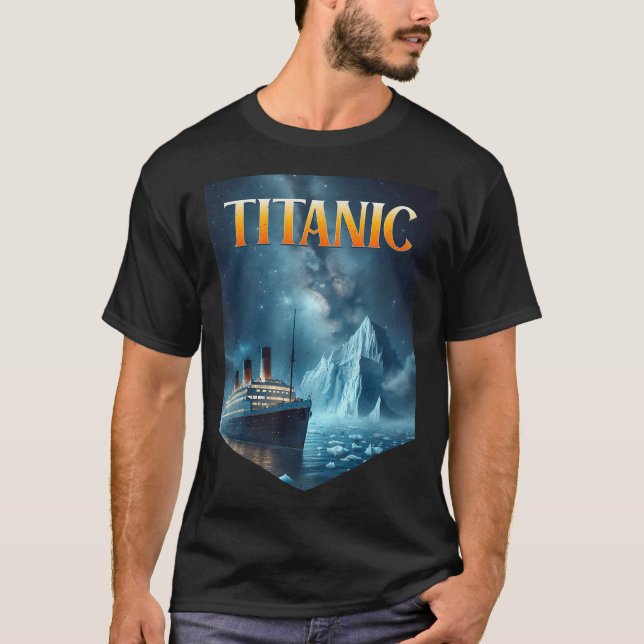 T-shirt Bateau de croisière Titanic Iceberg 1912 Rms Voyag (Devant)