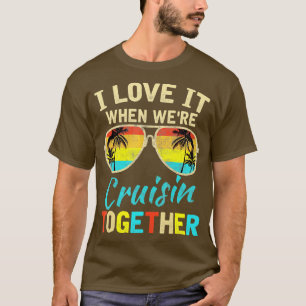 T-shirt Bateau de croisière Vacances Amis Buddies Couples