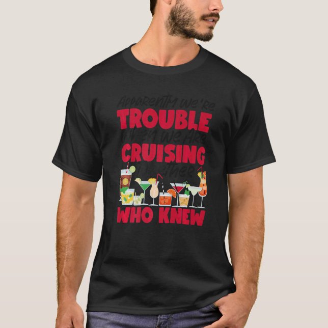 T-shirt Bateau de croisière Vacances Amis Buddies Couples  (Devant)