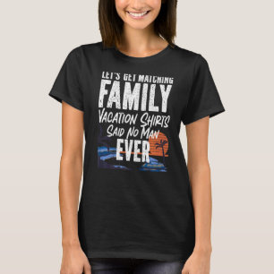 T-shirt Bateau de croisière Vacation Famille Vintage Obten
