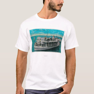 T-shirt Bateau de fond en verre dans Avalon, île de