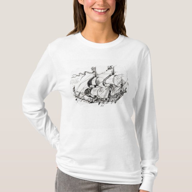 T-shirt Bateau de Jacques Cartier, 'Rarete Indes (Devant)