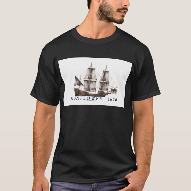 T-shirt bateau de la fleur printanière 9 (Devant)