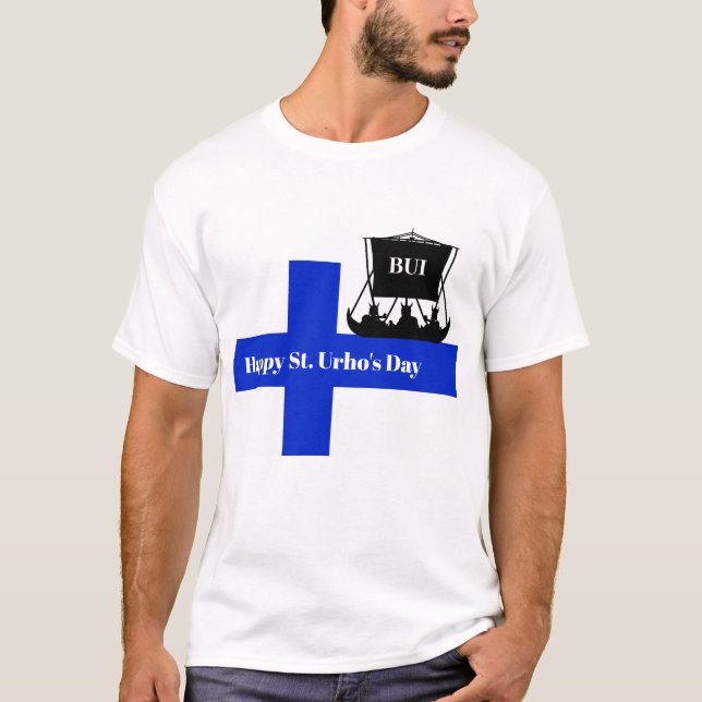 T-shirt Bateau de la partie viking finlandaise pour T-shir (Devant)