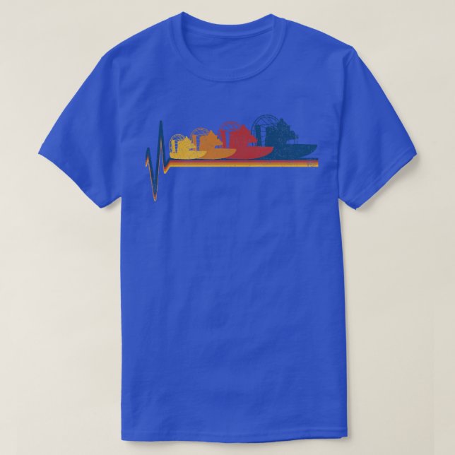 T-shirt Bateau de marécage d'avion Capitaine d'embarcation (Design devant)