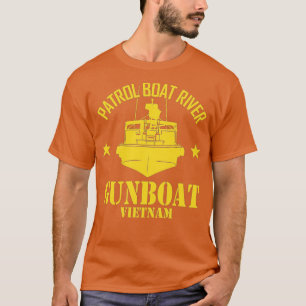 T-shirt Bateau de patrouille du Vietnam PBR - Bateau à can