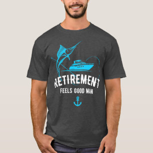 T-shirt Bateau de retraite Pêche amusante Design pêcheur