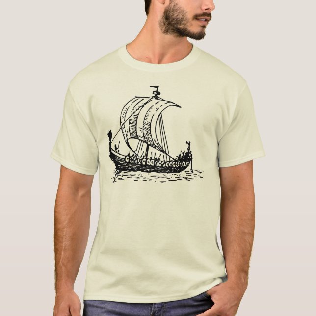 T-shirt Bateau de Viking (Devant)