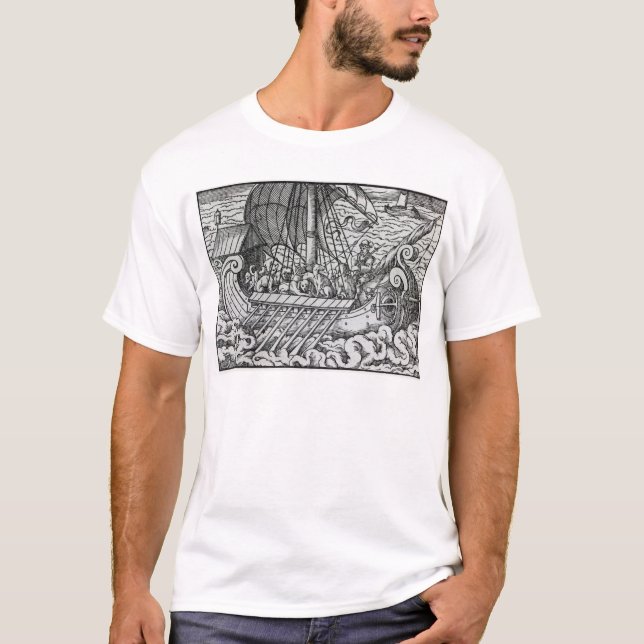 T-shirt Bateau de Viking (Devant)
