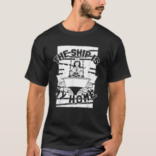 T-shirt Bateau de voilier Capitaine de voile