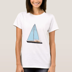 T-shirt Bateau De Voilier De Luxe