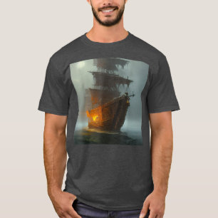 T-shirt Bateau de yacht Gasparilla de navire de pirate han