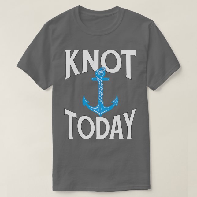 T-shirt Bateau d'été à voile noeud aujourd'hui (Design devant)