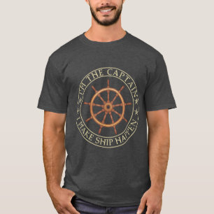 T-shirt Bateau Drôle Je suis Le Capitaine Je Fais Bateau H