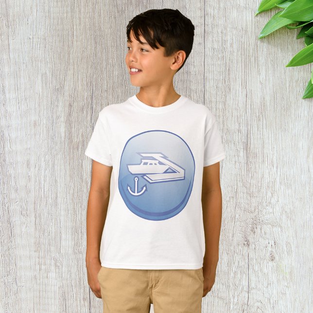 T-shirt Bateau et Ancre Marine nautique (Créateur téléchargé)