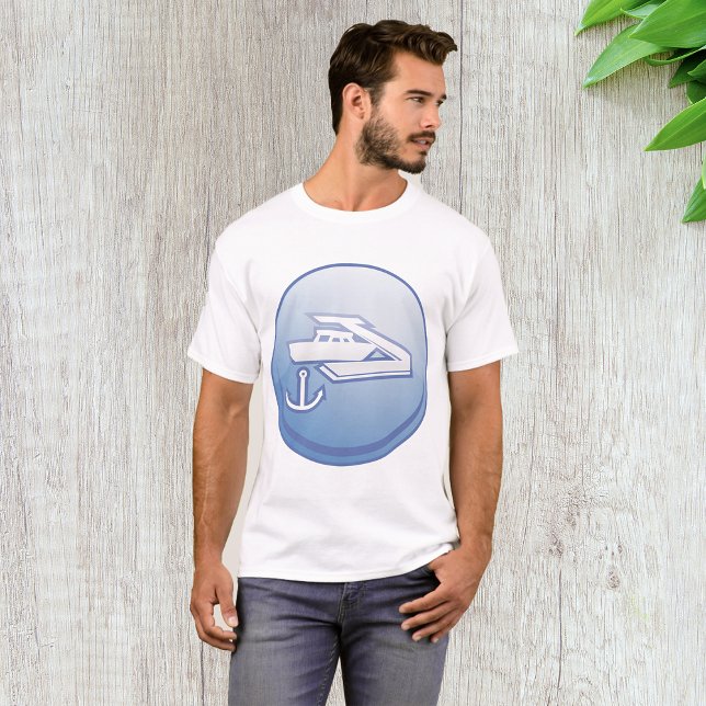 T-shirt Bateau et Ancre Marine nautique (Créateur téléchargé)