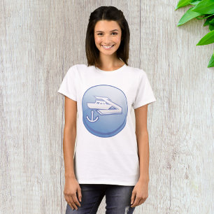 T-shirt Bateau et Ancre Marine nautique