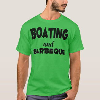 T-shirt Bateau et barbecue