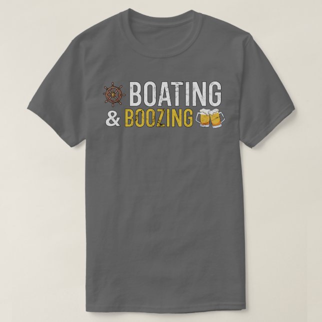 T-shirt Bateau et chaudière (Design devant)