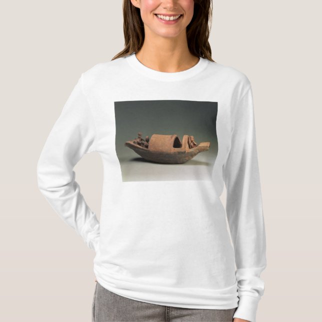 T-shirt Bateau et équipage, objet façonné de tombe (Devant)