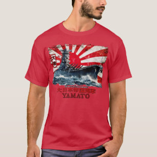 T-shirt Bateau japonais YAMATO 2ème guerre mondiale
