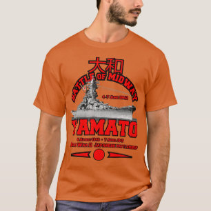 T-shirt Bateau japonais YAMATO 2ème guerre mondiale