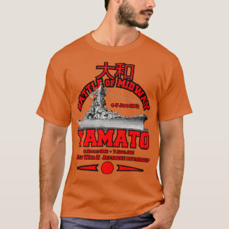 T-shirt Bateau japonais YAMATO 2ème guerre mondiale