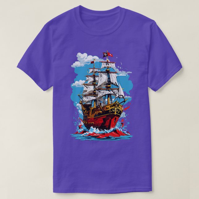 T-shirt Bateau pirate 2 (Design devant)