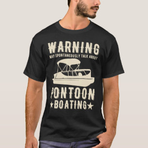 T-shirt bateau Pontoon Capitaine Papa Bateau papa Bateau à
