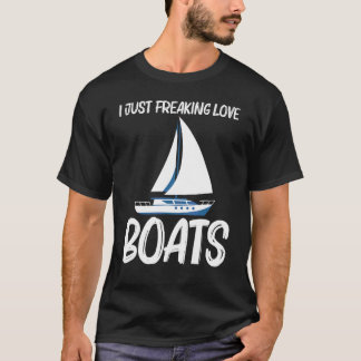 T-shirt Bateau pour hommes femmes voyage en voile  1