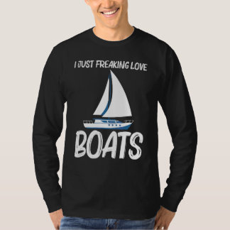 T-shirt Bateau pour hommes femmes voyage en voile  1