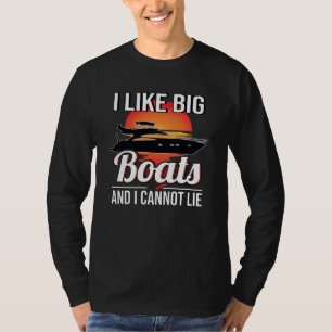 T-shirt Bateau propriétaire Yacht Motorboat Motorboat Yac