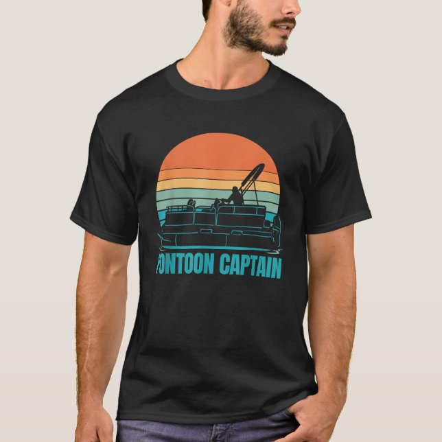 T-shirt Bateau Stuff Capitaine drôle ponton bateau lac bat (Devant)